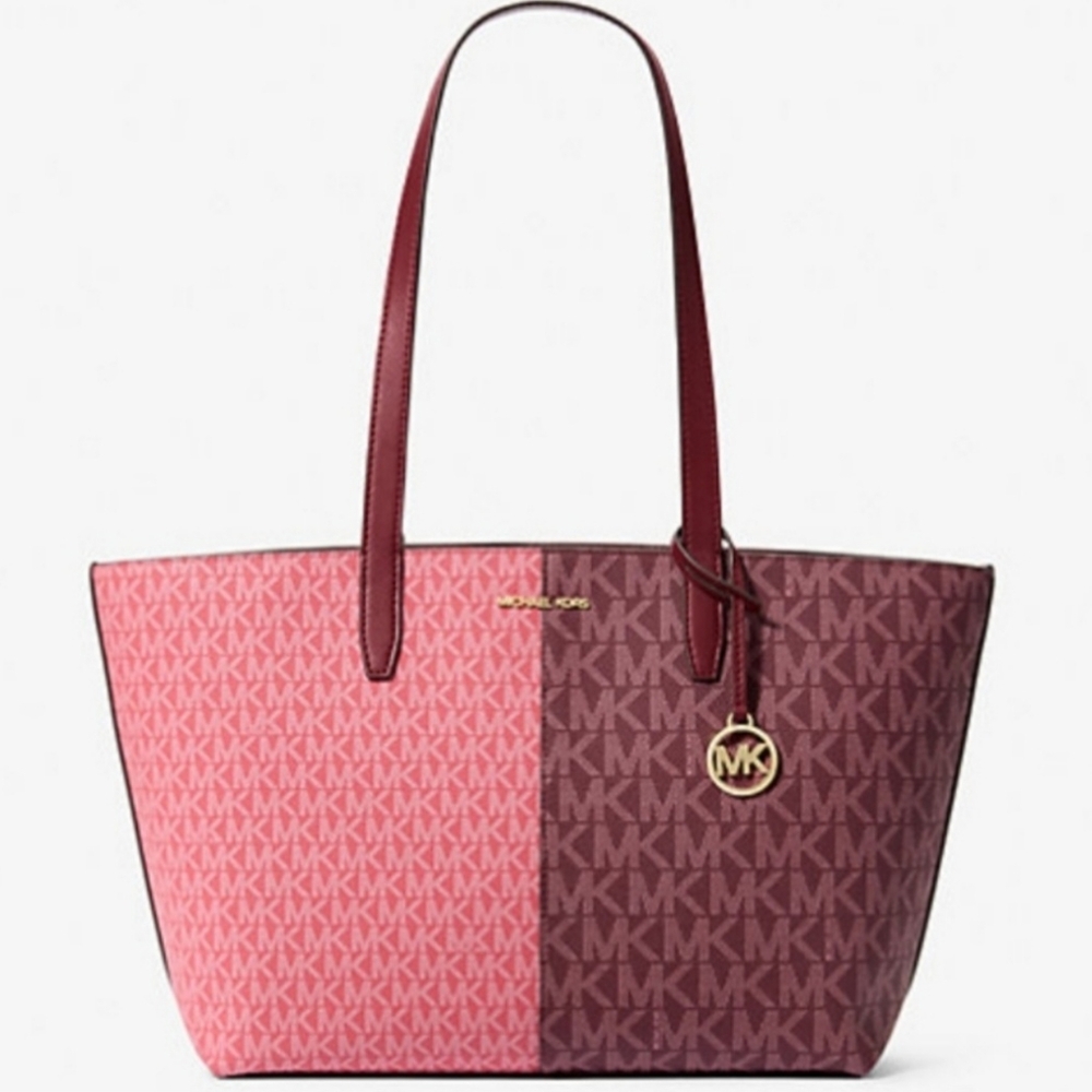 Michael Kors Pink Burgundy Tote; Brand new in original packaging; Gorgeous!!!